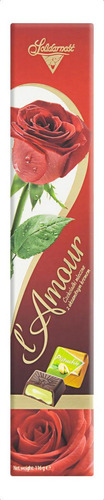 Bombom Chocolate ao Leite com Licor de Pistache Solidarnosc L'Amour Caixa 116g