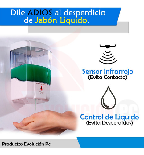 Dispensador De Jabon Liquido Para Manos Automatico V1