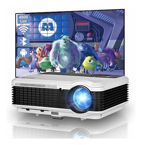 4600 Lúmenes Android Bluetooth Lcd Video Proyector-multimedi