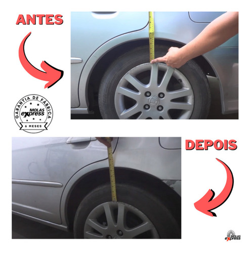 Molas Reforcadas P/ Blindagem Porsche Cayenne (19/...)