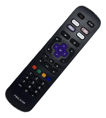 Controle Remoto Tv Compatível Semp Tcl Philco Roku Smart