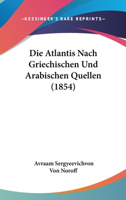 Libro Die Atlantis Nach Griechischen Und Arabischen Quell...