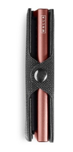Imagen 4 de 8 de Billetera Walla Wallets Stone Black & Bx - Proteccion Rfid