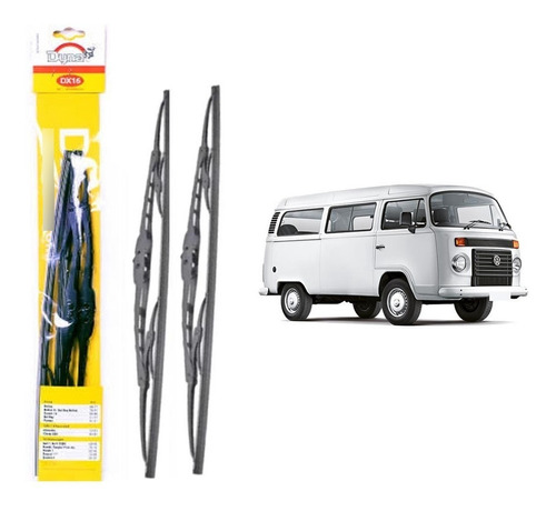 Palheta Limpador Parabrisa Kombi Clipper 1975 A 2012 