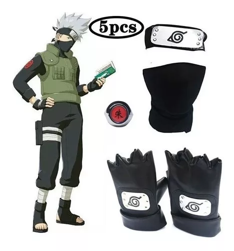 Fantasia Kakashi Hatake Naruto Cosplay Infantil Ao Adulto