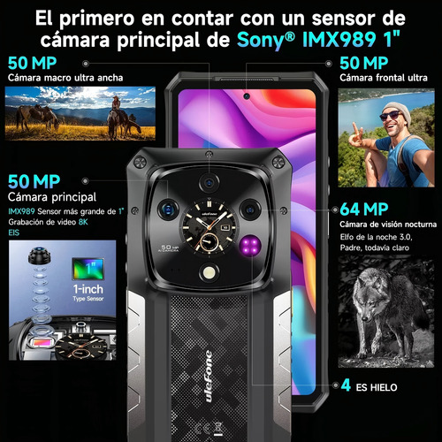 Ulefone Armor 28 Ultra Dual Sim 1 Tb Negro 16 Gb Ram