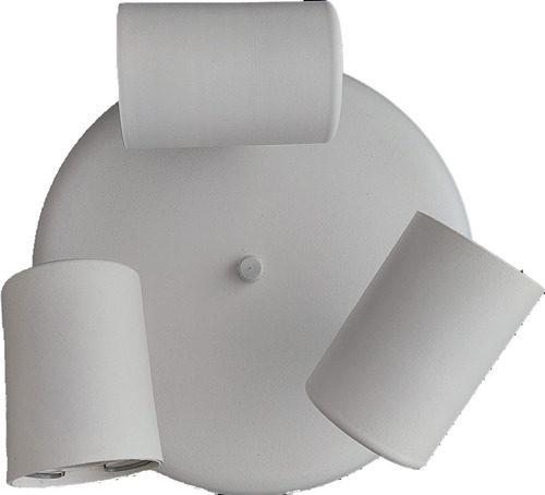Imagen 2 de 3 de Plafon 3 Luces - Cabezales Orientables Led.