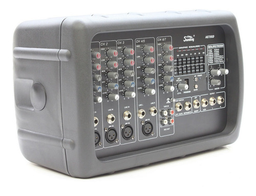 Imagem 2 de 5 de Mesa Amplificada Soundking 7 Canais 200w Ae 72gd