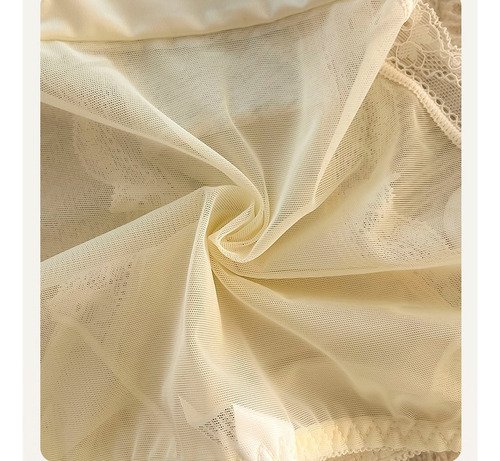 3 Piezas Bragas Elásticas Transparentes De Malla De Encaje