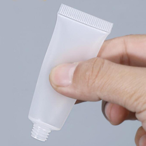 100pcs Frasco De Tubos Macios Vazios 5ml Branco Brilhante