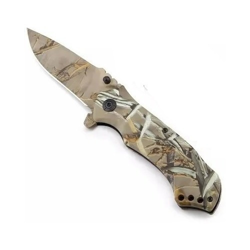 Cuchillo Tactico De Supervivencia Militar Camuflaje Selva