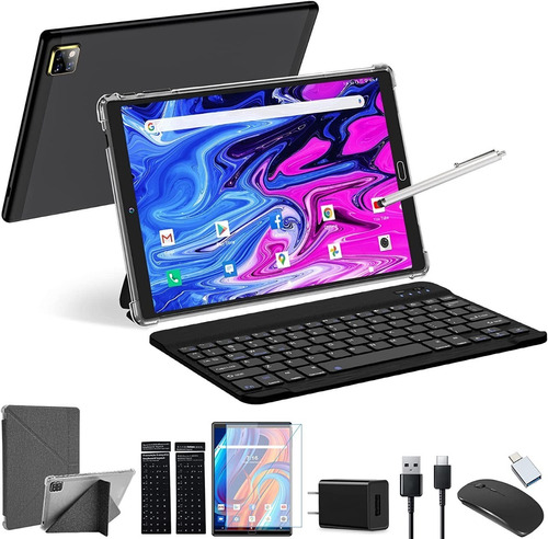 Tablet  Qukenk 10.1 inch Tablet K113B 10.1" 64GB negra y 4GB de memoria RAM
