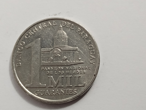 Moeda 1 Mil Guaranies 2008 Paraguay Mbc (Usado)