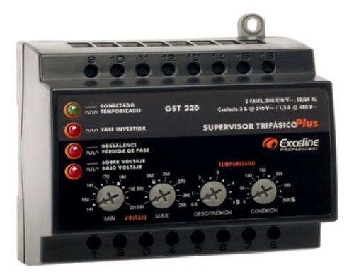 Supervisor Trifásico Plus 220v Exceline 