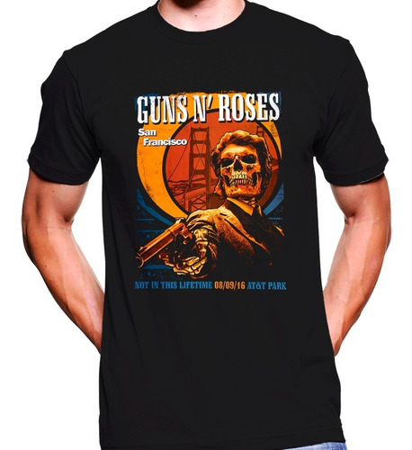 Camiseta Estampada Premium Guns And Roses Gnr 0019