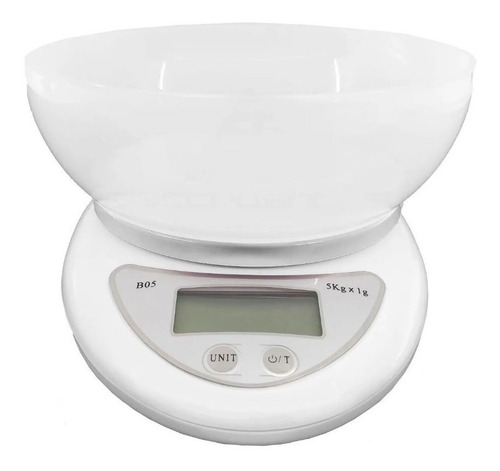 Imagen 3 de 4 de Balanza de cocina digital KanjiHome B05 pesa hasta 5kg