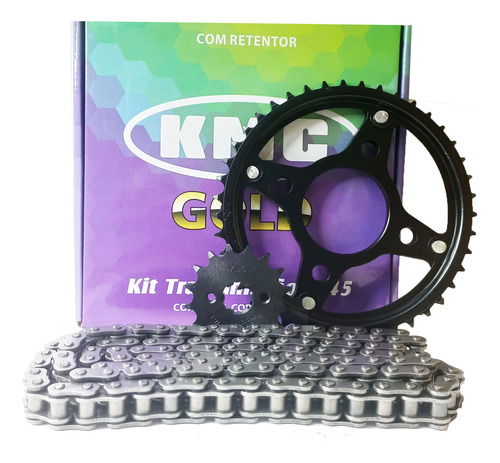 Kit Relação Honda Cg 150 Fan Cg 150 Titan C/ Retentor 43/16