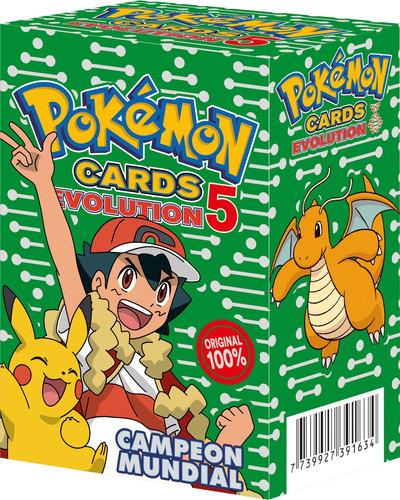 Caja Cartas Pokemon Evolution - Caja De 32 Cartas