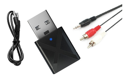 Adaptador Bluetooth Portátil Tv, Bocinas + Cable Rca