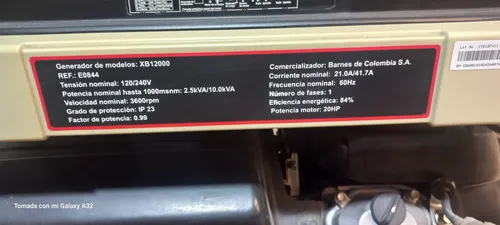 Planta Electrica 12 Kva (Usado)
