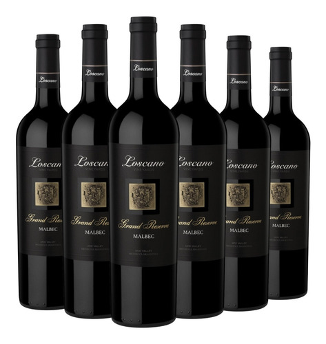 Vino Loscano Grand Reserve Malbec Caja X 6 X 750ml.