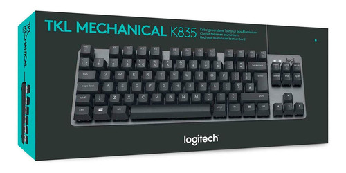 Teclado Mecanico Logitech K835 Tkl Negro