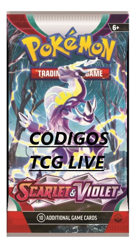 100 Códigos Sobres Escarlata Y Púrpura Pokémon Tcg Live