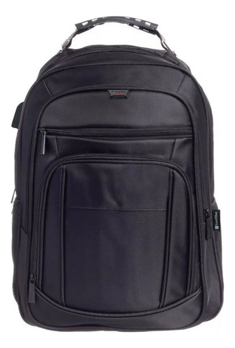 Imagen 2 de 9 de Mochila Notebook Usb Reforzada Urbana Impermeable