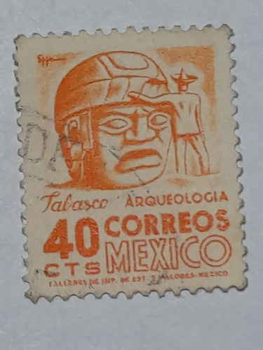 Estampilla       Tabasco Arqueología      502      E2