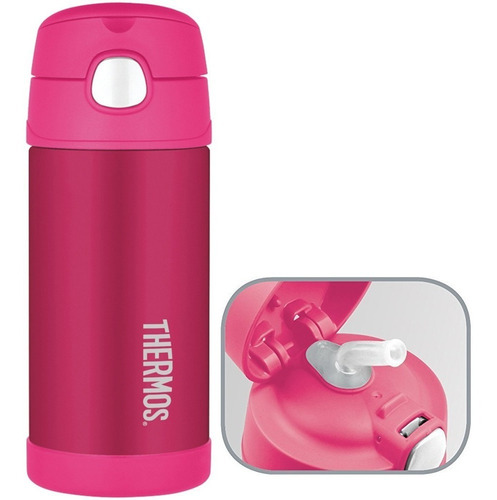 Termo Marca Thermos Original 355ml Rosa Liso!
