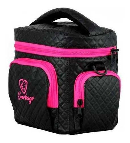 Bolsa Térmica Master Black Rosa Matelassê / Lancheira