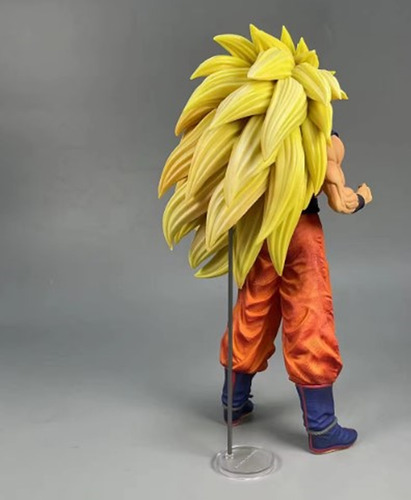 Figura Goku Fase 3 Ssj 3 Dragon Ball Escultura R.