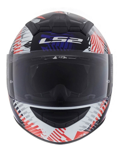 Casco Moto Ls2 352 Tribal Red White Blue 2020 En Devotobikes