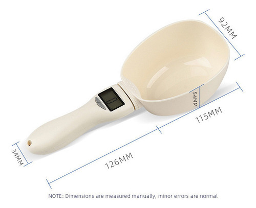 Djjdjjg Báscula Digital Con Cuchara, Capacidad De 800 G, Par