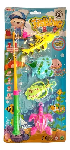 Juego Pesca Magic Para Agua Peces Caña Didáctico Infantil