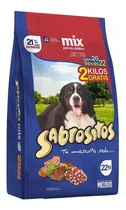 Comprar Sabrositos Mix Carne Perro 20 Kg +2 Kg Con Pate Y Snacks