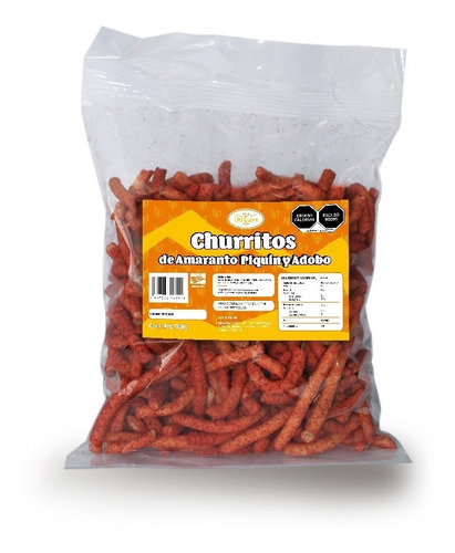 Churritos De Amaranto Fuego 500g Saludable Churro