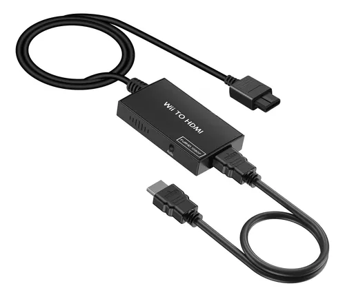 Convertidor Wii A Hdmi, Adaptador Wii A Hdmi Con Cable Hdmi,