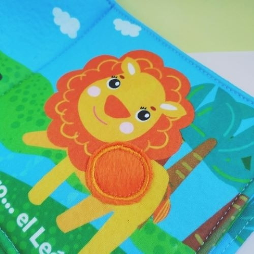 Libro Sensorial Animalito - Cuento Didáctico Infantil Tela