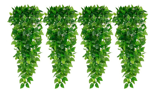 ; Plantas Artificiales Colgantes C/diseño De Hiedra, 4