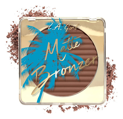 Base de maquillaje en polvo L.A. Colors Pro Pro Matte Pro Matte tono lost in paradise - 50floz 15g