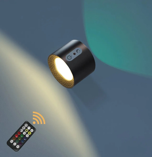 Luminária De Parede Moderna Com Controle Remoto Inteligente,