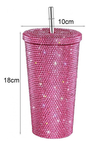 Vasos De Acero Inoxidable De Botellas De Termo De Diamante D Color Blanco