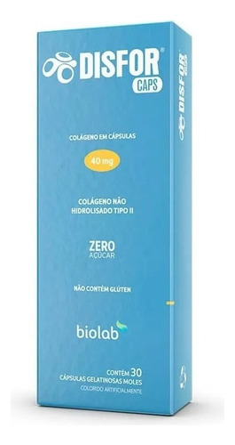 Biolab Pharma Colágeno Disfor Caps 30 Cápsulas Neutro Neutro