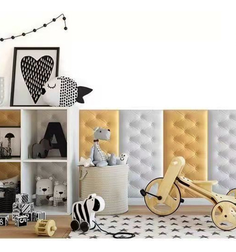 Almofadas Adesivas 3d Macias Para Quarto Infantil
