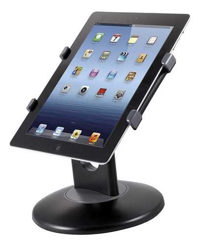 Soporte De Mesa Para Tablet Hasta 9.7  Negro, Giratorio/f...