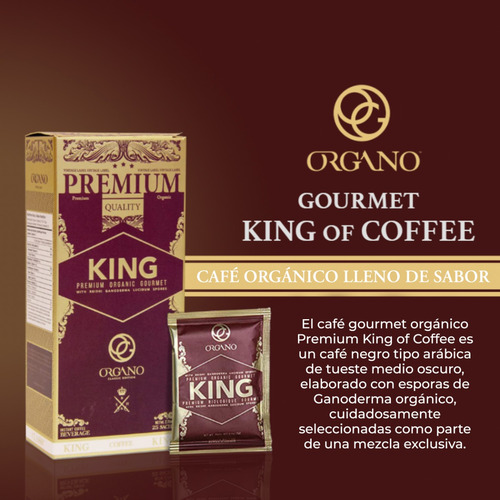Organo | Café Latte 20u + Café King 25u | Hongo Adaptógeno