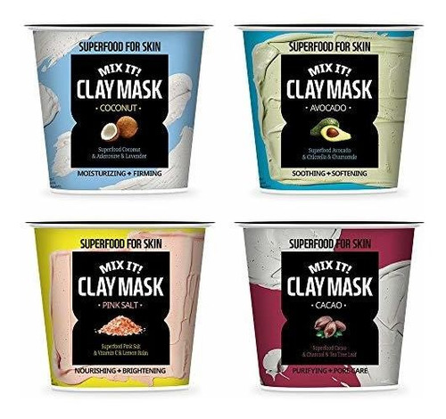 Mascarillas - Farmskin Super Food Mix It! Clay Mask Facial C