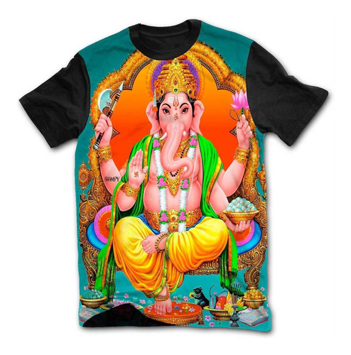 Camiseta Camisetas Camisa Ganesha Trip Rave Trance