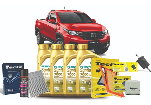 Kit Troca De Oleo Fiat Strada 1.3 2020 2021 2022 2023
